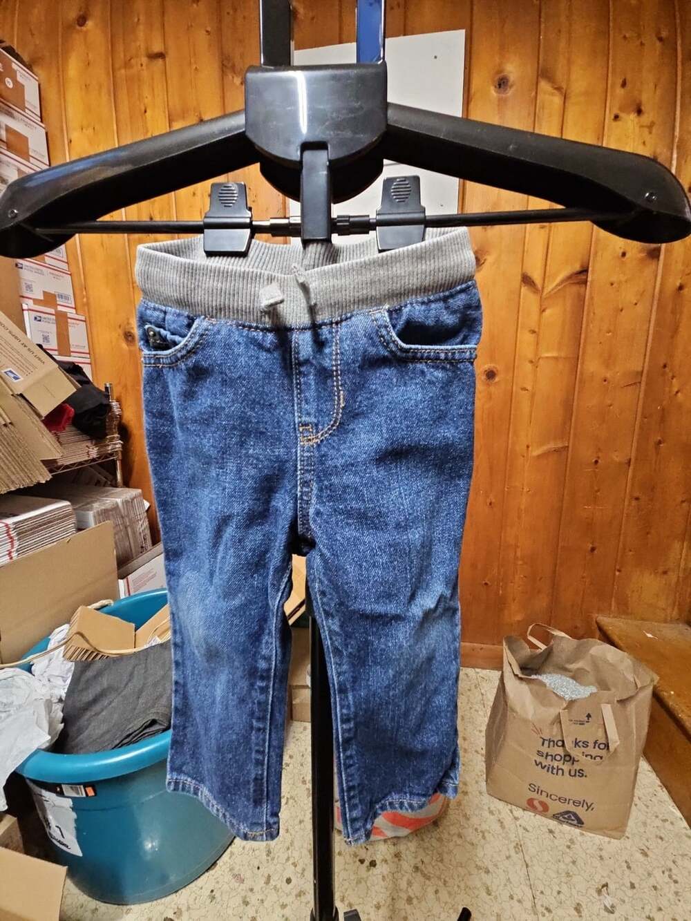 (508) The Children's Place Jeans Size 18-24M Blue